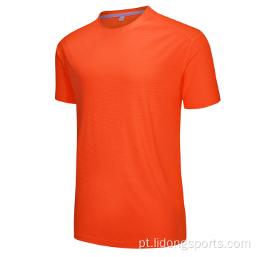 Camiseta casual unissex esportivo de camiseta